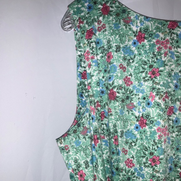 Anne Klein Sleeveless Floral Dress - Picture 5 of 10